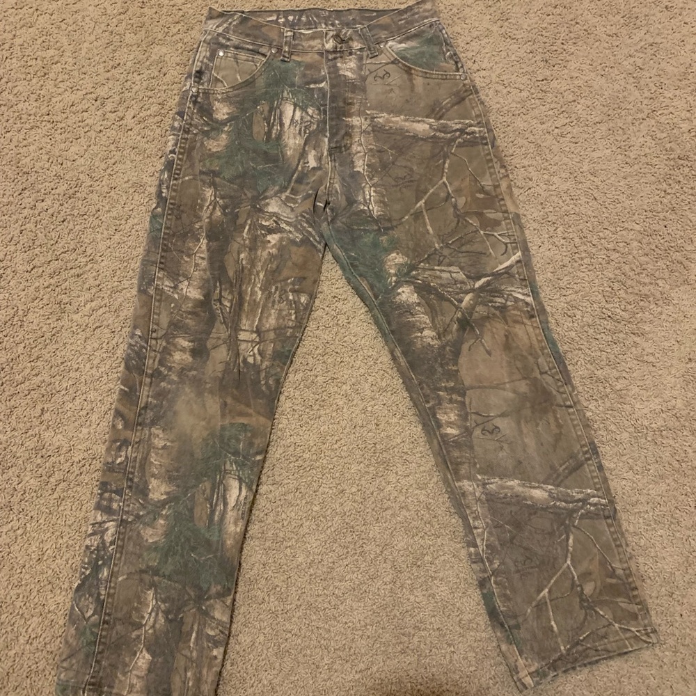 Camo pants, wrangler Realtree camo jeans